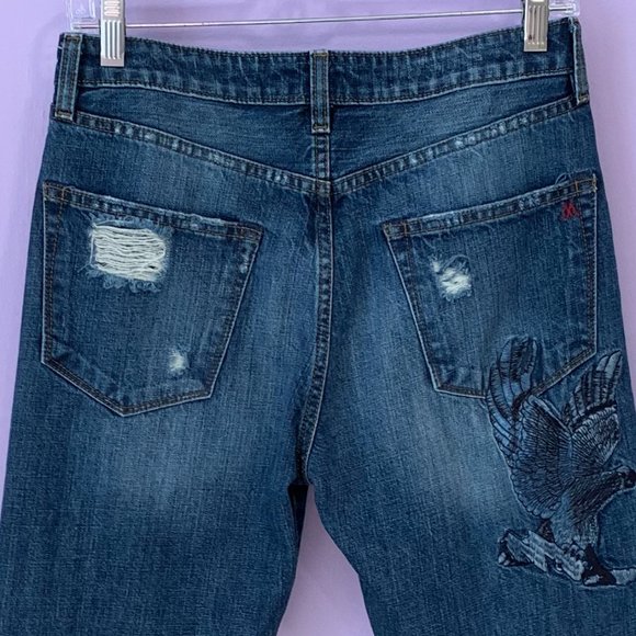 Miss Me Vintage Boyfriend Fit Distressed Denim - Picture 6 of 7